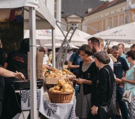 Foodtrucki w Wadowicach w ramach festiwalu Zjedz na Polu