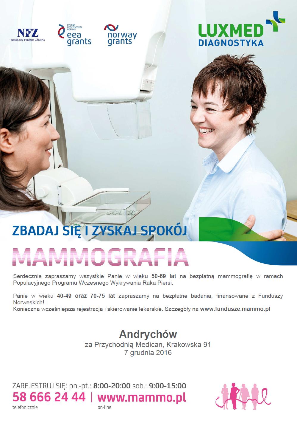 Zbadaj się i zyskaj spokój – Mammografia w Andrychowie