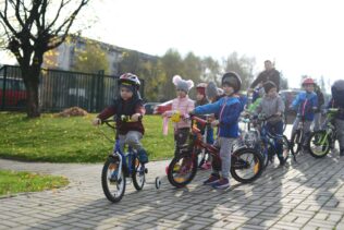 Międzynarodowy Dzień Roweru w Przedszkolu nr 5 w Wadowicach