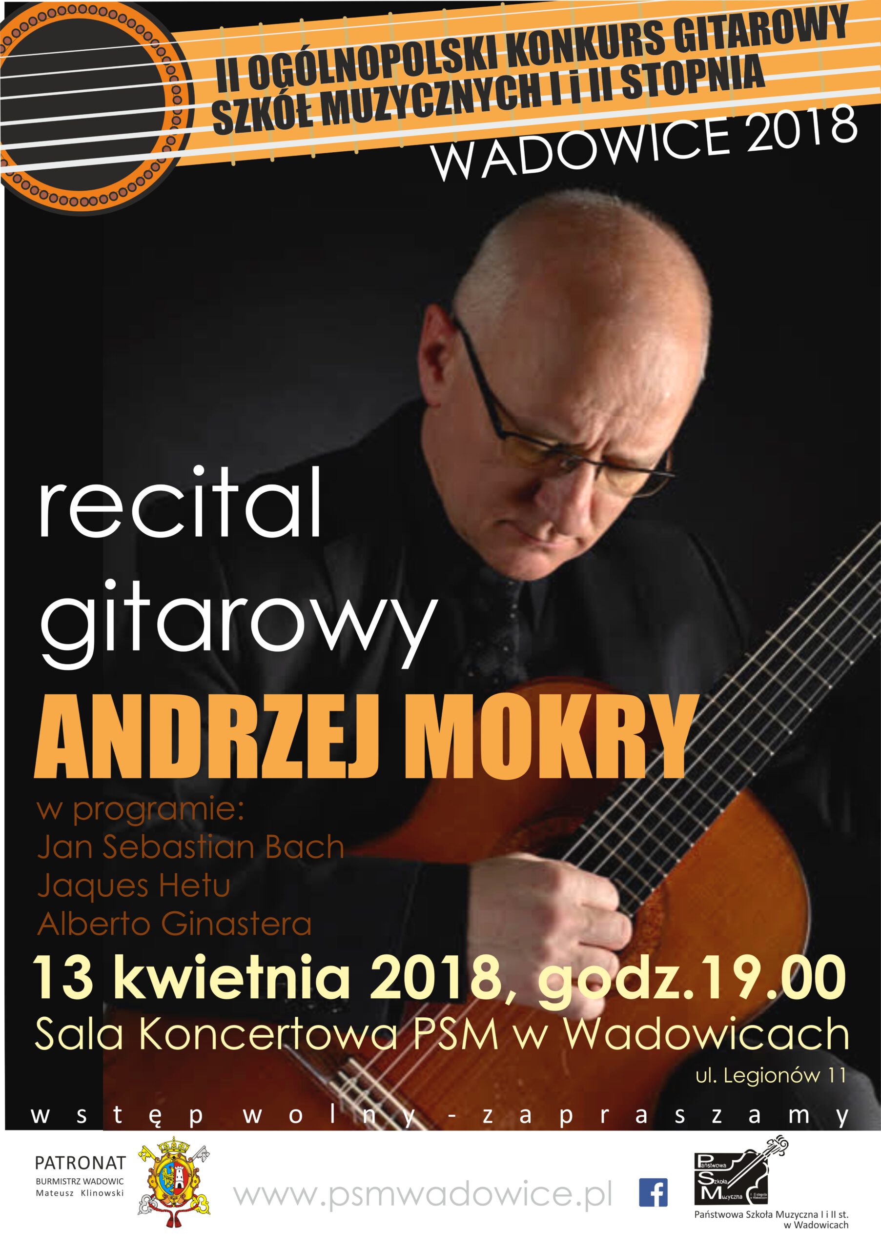 II Ogólnopolski Konkurs Gitarowy w Wadowicach