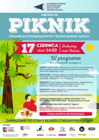 „Razem możemy więcej” – II Piknik Organizacji Pozarządowych w Wadowicach