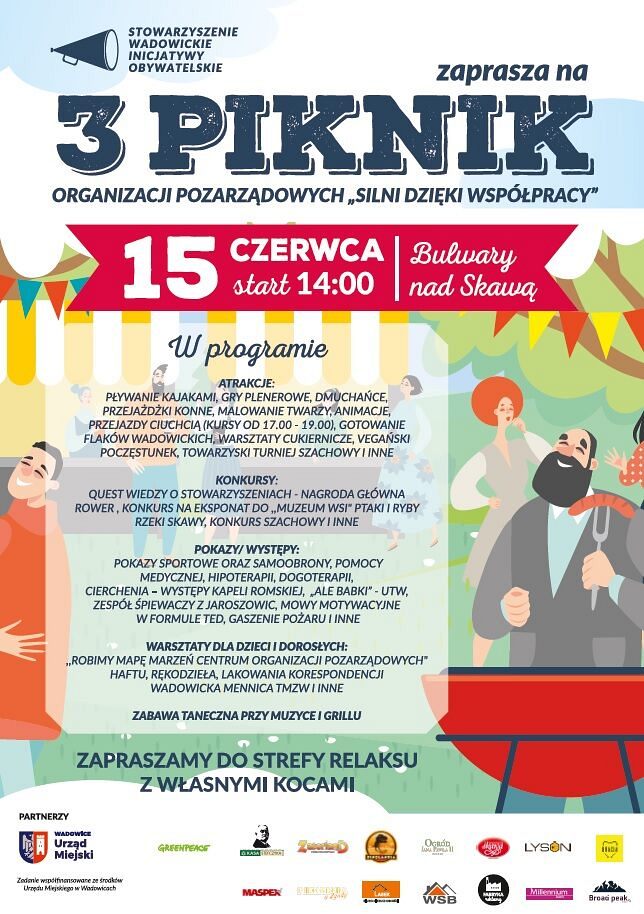 III Piknik Organizacji Pozarządowych z WIO w Wadowicach