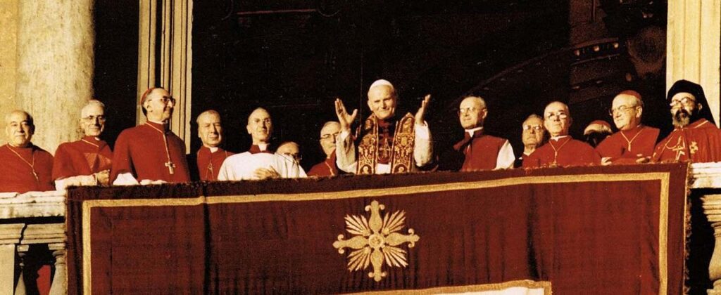 wybor JP2 1024x420 - Habemus Papam! 43 lata temu świat poznał Papieża z Wadowic