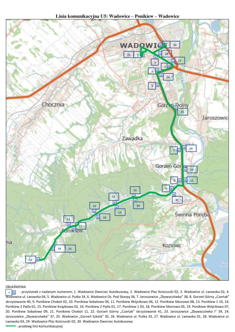 u5 - NOWE Rozkłady Jazdy Linii Autobusowych 2023