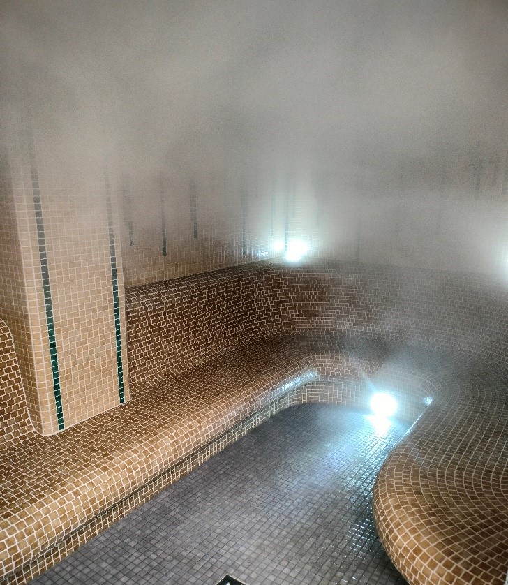 sauna 2 - „Stworzenie zespołu saunowego na terenie krytej pływalni „Delfin” w Wadowicach”