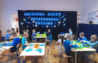 Obchody Światowego Miesiąca Świadomości Autyzmu w Przedszkolu Publicznym Nr 3 w Wadowicach