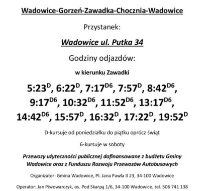Rozkłady Jazdy Linii Autobusowych 2025