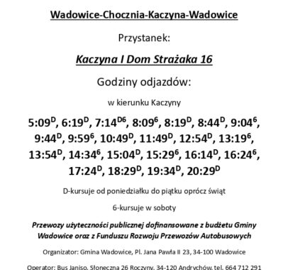 Rozkłady Jazdy Linii Autobusowych 2025