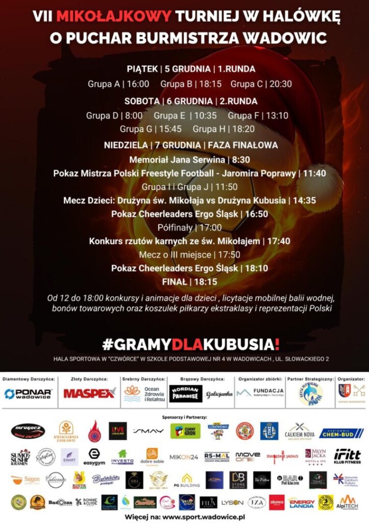 turniej harmonogram 723x1024 - Kto licytuje, ten pomaga — proste jak gol do pustej bramki!